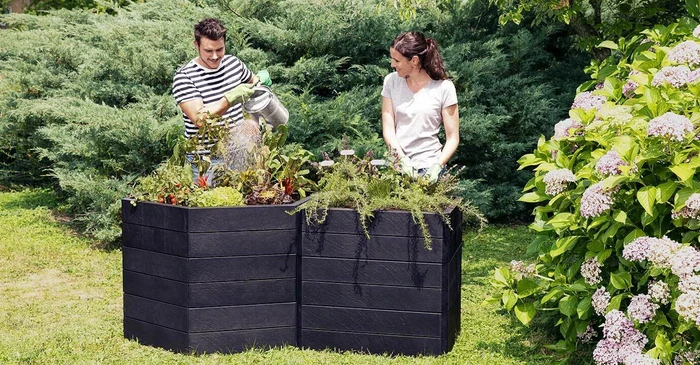 Garantia Ergo L Hochbeet 110cm stone