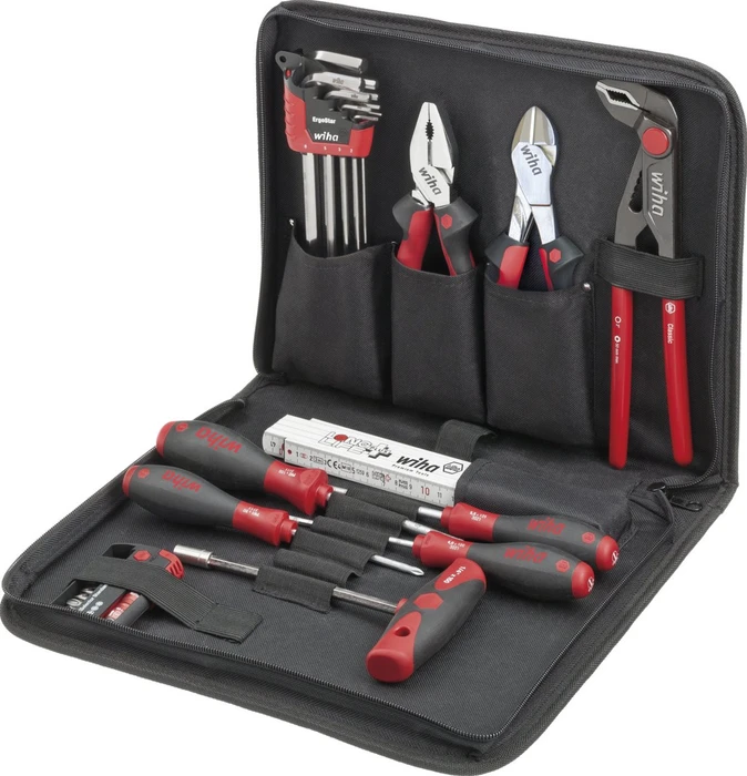 Wiha 9300-026 Mechaniker Handwerkzeugset inkl. Tasche, 34-tlg.