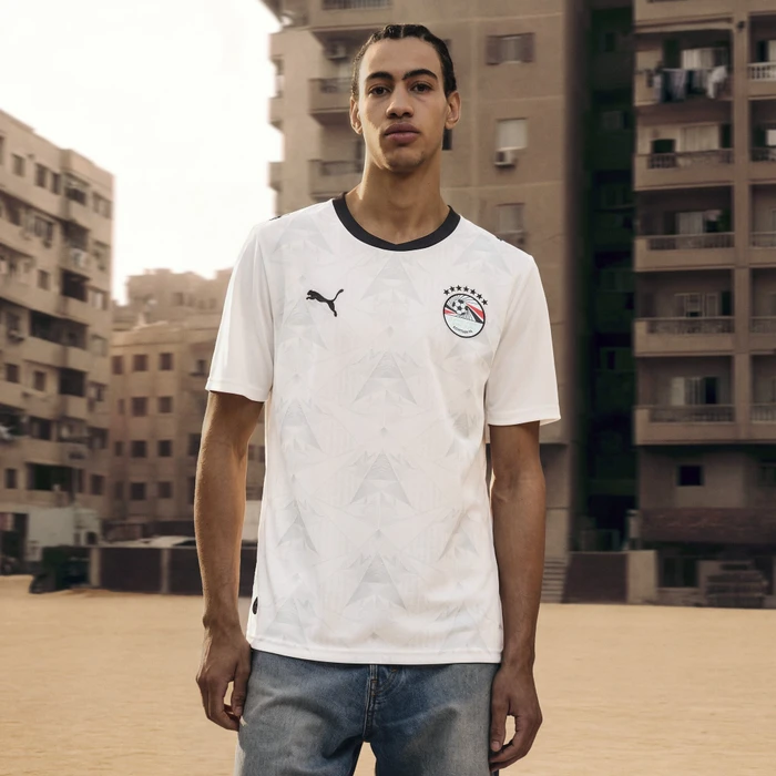 Puma FIFA WM 2026 Ägypten Auswärtstrikot kurzarm puma white/feather gray (Herren)