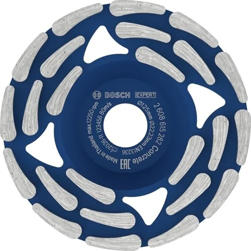 Bosch Professional EXPERT Concrete Diamanttopfscheibe long life, 125x21x22.23mm, 1 Stück