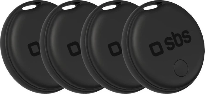 SBS Mobile Track My Dot Kit schwarz, 4er-Pack