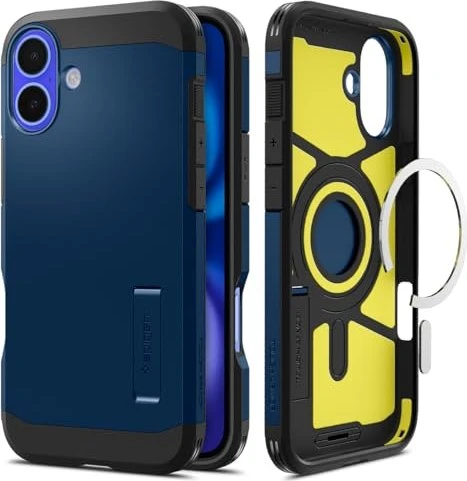 Spigen Tough Armor AI (MagFit) für Apple iPhone 16 navy blue