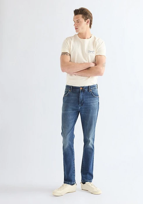 Wrangler Larston Medium Stretch Jeans lightning (Herren)