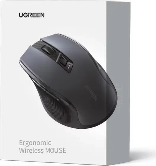 Ugreen MU006 Ergonomic 2.4G Wireless Mouse, blau/schwarz, USB