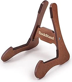 Warwick RockStand Wood A-Frame Stand für Akustik-Gitarre/Bass dark brown finish