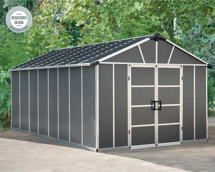 Palram Canopia Yukon Set 11x17.2 Gerätehaus grau