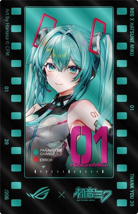 ASUS ROG Astral GeForce RTX 5080 Hatsune Miku Edition, ROG-ASTRAL-RTX5080-O16G-HATSUNE-MIKU-EDITION, 16GB GDDR7, 2x HDMI, 3x DP