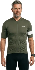 Rapha Core Lightweight Trikot kurzarm dark green/white (Herren)