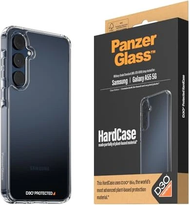 PanzerGlass Hard Case D3O für Samsung Galaxy A55 5G transparent