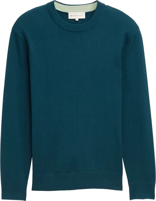 Tom Tailor Basic Strickpullover deep pond green (Herren)