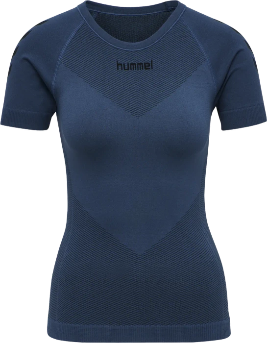 hummel Seamless Jersey Funktionsshirt kurzarm dark denim (Damen)
