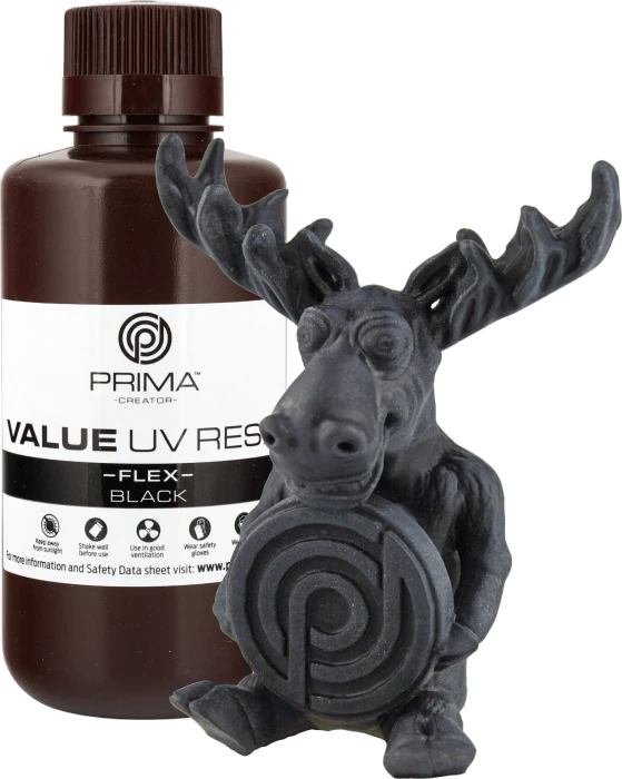 PrimaCreator Value Flex UV Black, 500g