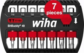 Wiha SB 7946-TY505 TY-Bit BitBuddy 49mm Torx Bitset inkl. Werkzeugbox, 7-tlg.
