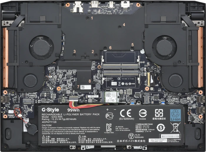 GIGABYTE AORUS 17X AXF-D4DE694SH, Core i9-13980HX, 16GB RAM, 1TB SSD, GeForce RTX 4080, DE