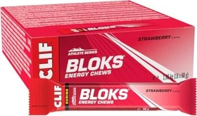 Clif Bar Bloks Energy Chews Strawberry 1.08kg (18x 60g)