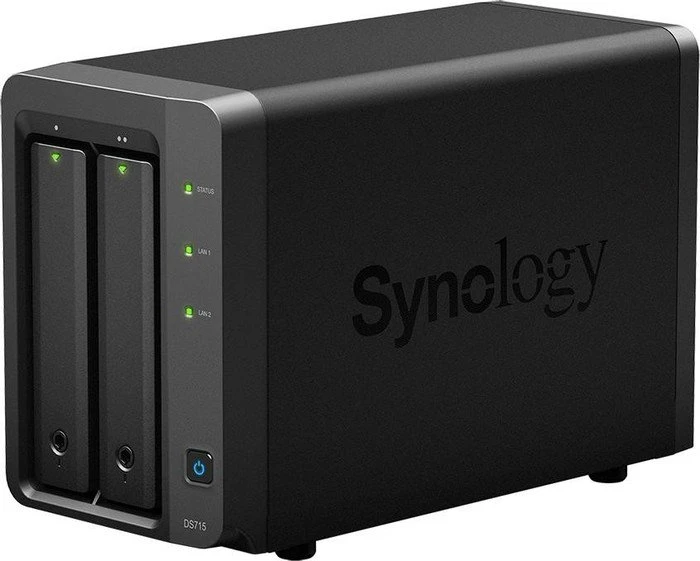 Synology DiskStation DS715, 2GB RAM, 2x RJ-45 1000Base-T, 2x USB-A 3.0