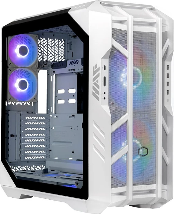 Cooler Master HAF 700 White, weiß, Glasfenster
