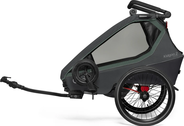 Qeridoo Kidgoo 2 Lite Fahrradanhänger ivy green (Modell 2026)