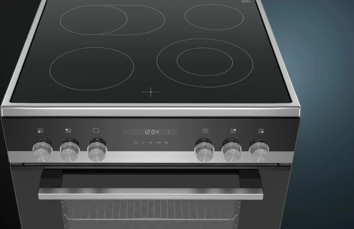 Siemens iQ500 HK9S5A240 Elektroherd mit Glaskeramik-Kochfeld