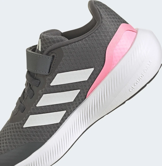 adidas Runfalcon 3.0 Elastic Lace Top Strap grey six/crystal white/beam pink (Junior)