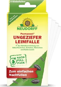 Neudorff Permanent UngezieferLeimFalle Nachfüllpack, 4 Stück