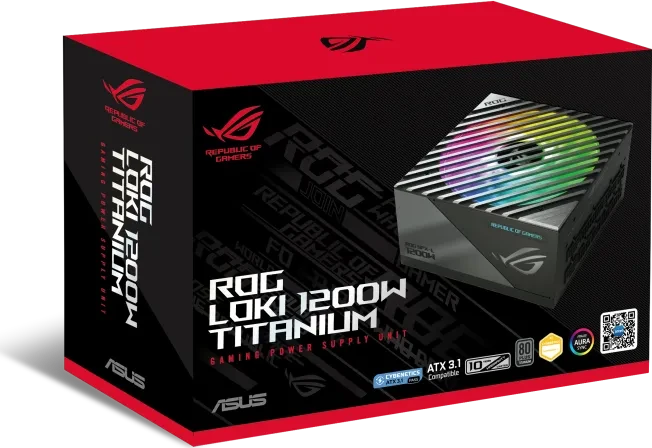 ASUS ROG Loki Titanium, ROG-LOKI-1200P-SFX-L-GAMING, 1200W, ATX 3.0