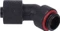 Aquatuning HF Schraubanschluss 45° G1/4" AG auf 11/8 drehbar, schwarz Vorschaubild