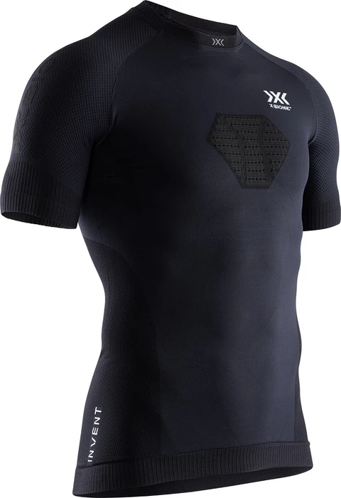 X-Bionic Invent 4.0 Laufshirt kurzarm opal black/arctic white (Herren)