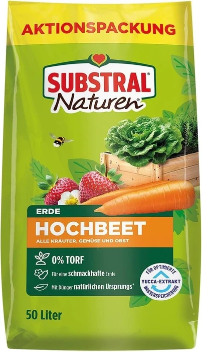 Evergreen Garden Care Substral Naturen Hochbeeterde Torffrei, 50l