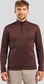 Odlo Berra Mid Layer Half Zip Funktionsshirt langarm fudge (Herren)