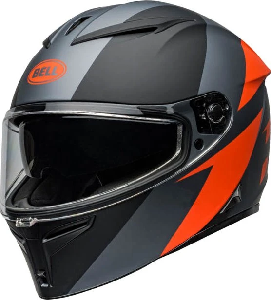 Bell Lithium matt grau/schwarz/orange