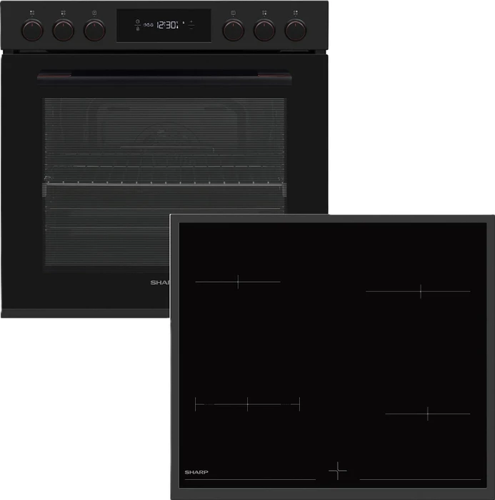 Sharp K-72P19BNH-EU Einbauherd-Set