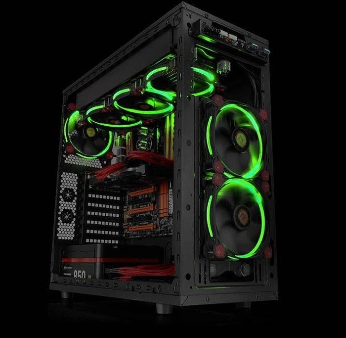 Thermaltake Riing 12 LED grün, 120mm
