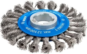 Bosch Professional X-LOCK Heavy for Metal Scheibenbürste gezopft, 115x22.23mm, 1 Stück