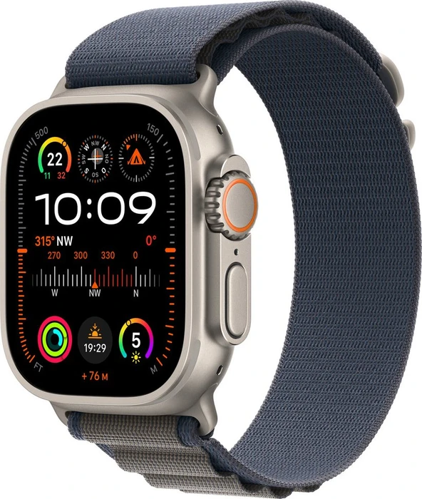 Apple Alpine Loop Medium für Apple Watch Ultra (49mm) blau