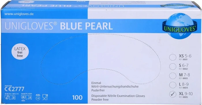 Param Nitril Einweghandschuhe XL blau, 100 Stück