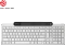 Lenovo 800 Self-Charging Bluetooth Keyboard, weiß, Bluetooth, ES Vorschaubild