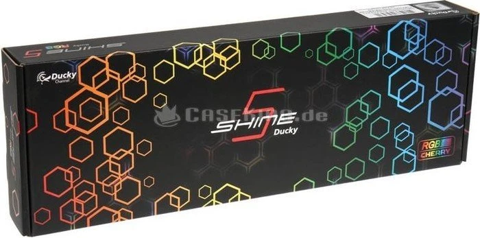 Ducky Shine 5, MX RGB RED, USB, DE
