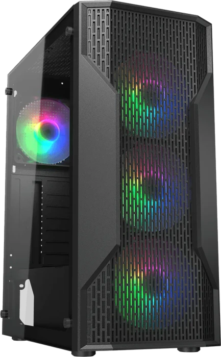 Cougar MX110 RGB, System Build Version, Glasfenster