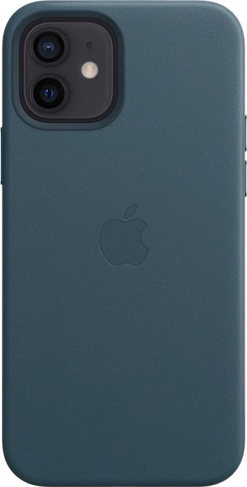 Apple Leder Case mit MagSafe für iPhone 12/12 Pro baltischblau