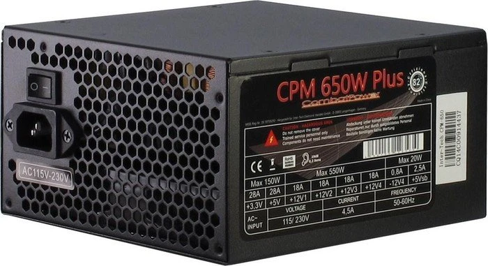 Inter-Tech Combat Power CP Plus Modular 650W, ATX 2.2