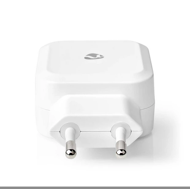 Nedis 24W Dual Port-USB-Netzladegerät weiß