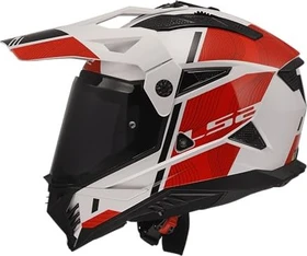 LS2 MX702 Pioneer II Hill weiß/rot