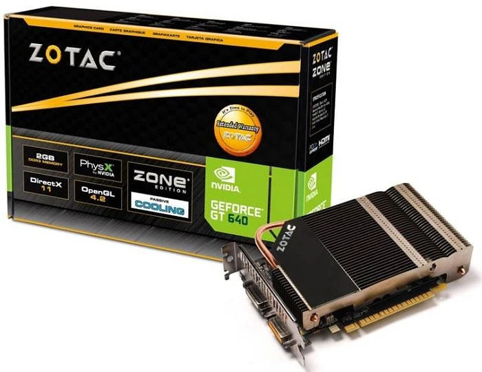 Zotac GeForce GT 640 Zone 2, 2GB DDR3, 2x DVI, Mini HDMI
