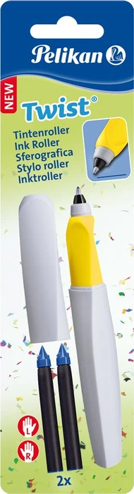 Pelikan Twist Tintenroller (Mine) pearl, Rechts- und Linkshänder, Blister