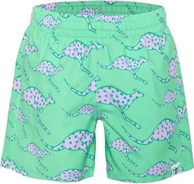 Chiemsee Alloverprint mit Gummizug und seitlichen Taschen Badeshorts marine green (Junior)