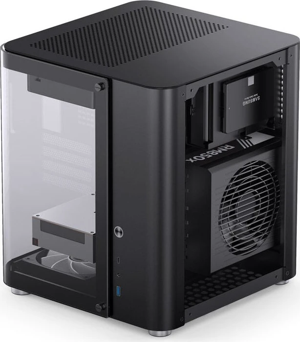 Jonsbo TK-1 2.0 Black, Glasfenster