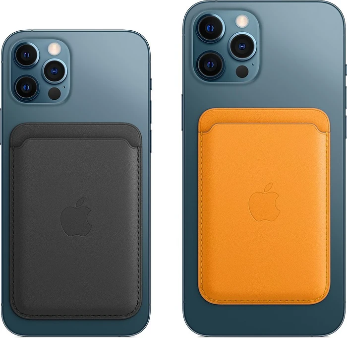 Apple iPhone Leder Wallet mit MagSafe schwarz