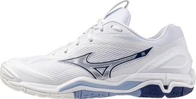 Mizuno Wave Stealth 6 Handballschuhe white/bellwether blue/bel air blu