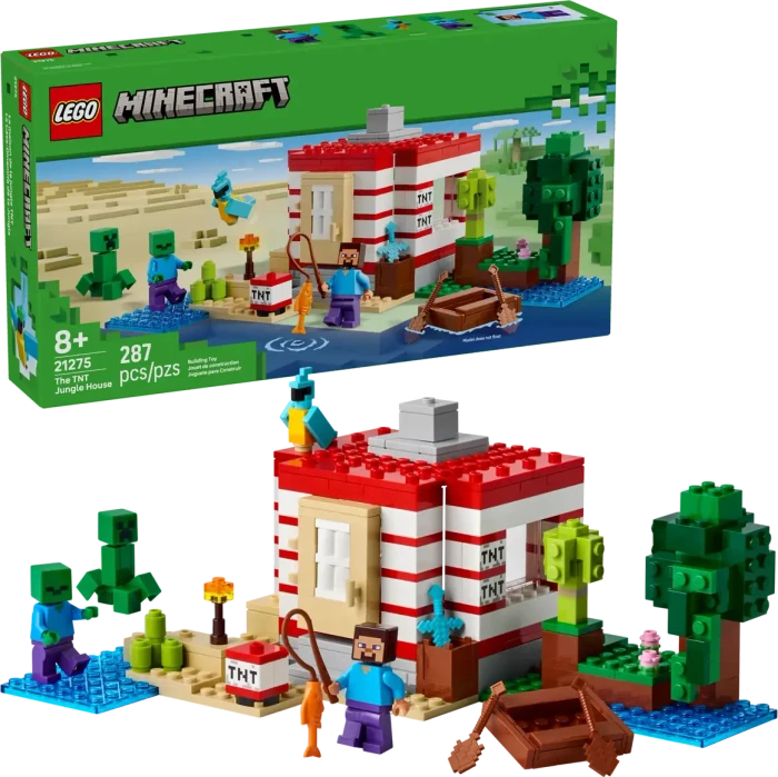 LEGO Minecraft - Das TNT-Dschungelhaus